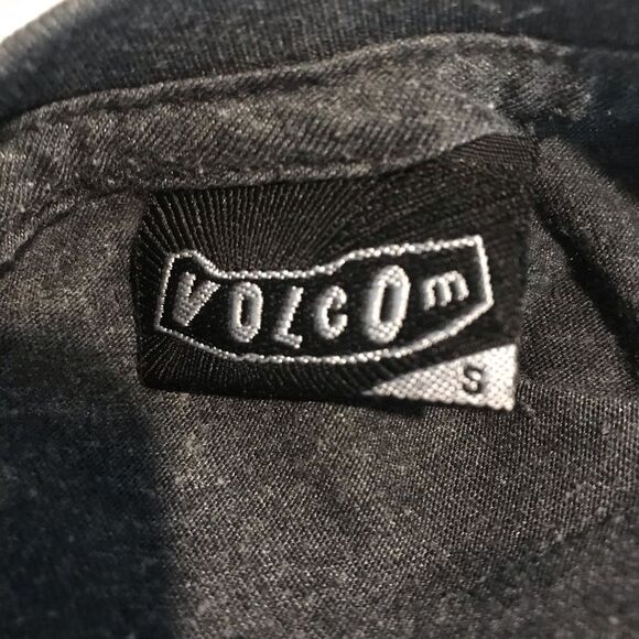 Men’s Volcom Tee Shirt Short Sleeve Gray Sz S - Picture 3 of 4